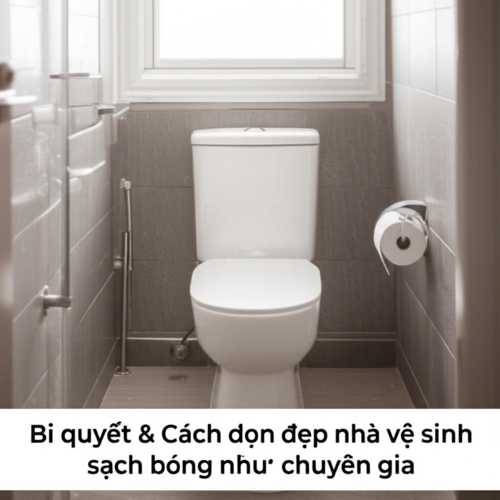 Hình minh họa cho bài viết: Bí quyết & Cách dọn dẹp nhà vệ sinh sạch bóng như chuyên gia