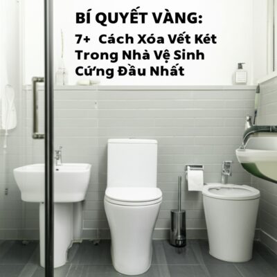 Bí Quyết Vàng: 7+ Cách Xóa Vết Két Trong Nhà Vệ Sinh Cứng Đầu Nhất