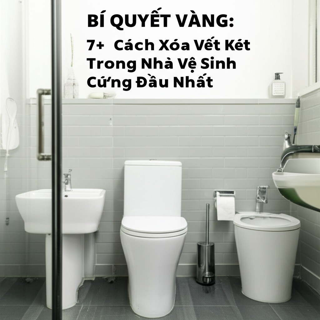 Hình minh họa cho bài viết: Bí Quyết Vàng: 7+ Cách Xóa Vết Két Trong Nhà Vệ Sinh Cứng Đầu Nhất