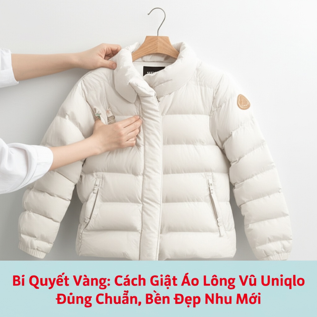 Hình minh họa cho bài viết: Bí Quyết Vàng: Cách Giặt Áo Lông Vũ Uniqlo Đúng Chuẩn, Bền Đẹp Như Mới