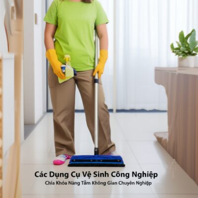 Các Dụng Cụ Vệ Sinh Công Nghiệp: Chìa Khóa Nâng Tầm Không Gian Chuyên Nghiệp