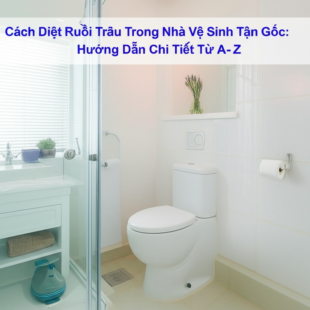 Hình minh họa cho bài viết: Cách Diệt Ruồi Trâu Trong Nhà Vệ Sinh Tận Gốc: Hướng Dẫn Chi Tiết Từ A-Z