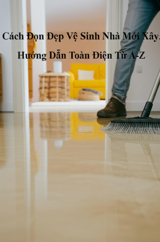 Hình minh họa cho bài viết: Cách Dọn Dẹp Vệ Sinh Nhà Mới Xây: Hướng Dẫn Toàn Diện Từ A-Z