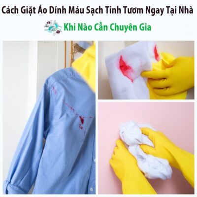 Cách Giặt Áo Dính Máu Sạch Tinh Tươm Ngay Tại Nhà & Khi Nào Cần Chuyên Gia