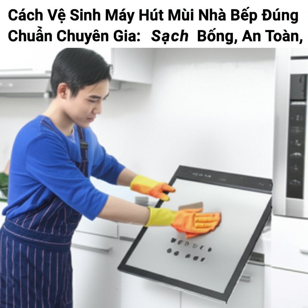 Hình minh họa cho bài viết: Cách Vệ Sinh Máy Hút Mùi Nhà Bếp Đúng Chuẩn Chuyên Gia: Sạch Bóng, An Toàn