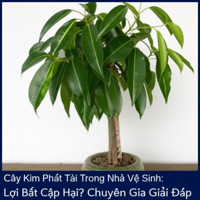 Cây Kim Phát Tài Trong Nhà Vệ Sinh: Lợi Bất Cập Hại? Chuyên Gia Giải Đáp
