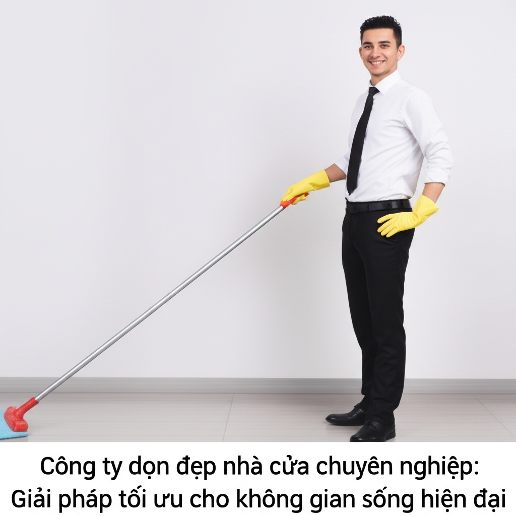Hình minh họa cho bài viết: Công ty dọn dẹp nhà cửa chuyên nghiệp: Giải pháp tối ưu cho không gian sống hiện đại