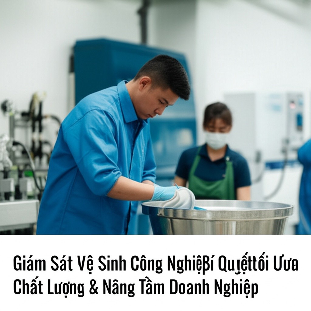 Hình minh họa cho bài viết: Giám Sát Vệ Sinh Công Nghiệp: Bí Quyết Tối Ưu Hóa Chất Lượng & Nâng Tầm Doanh Nghiệp