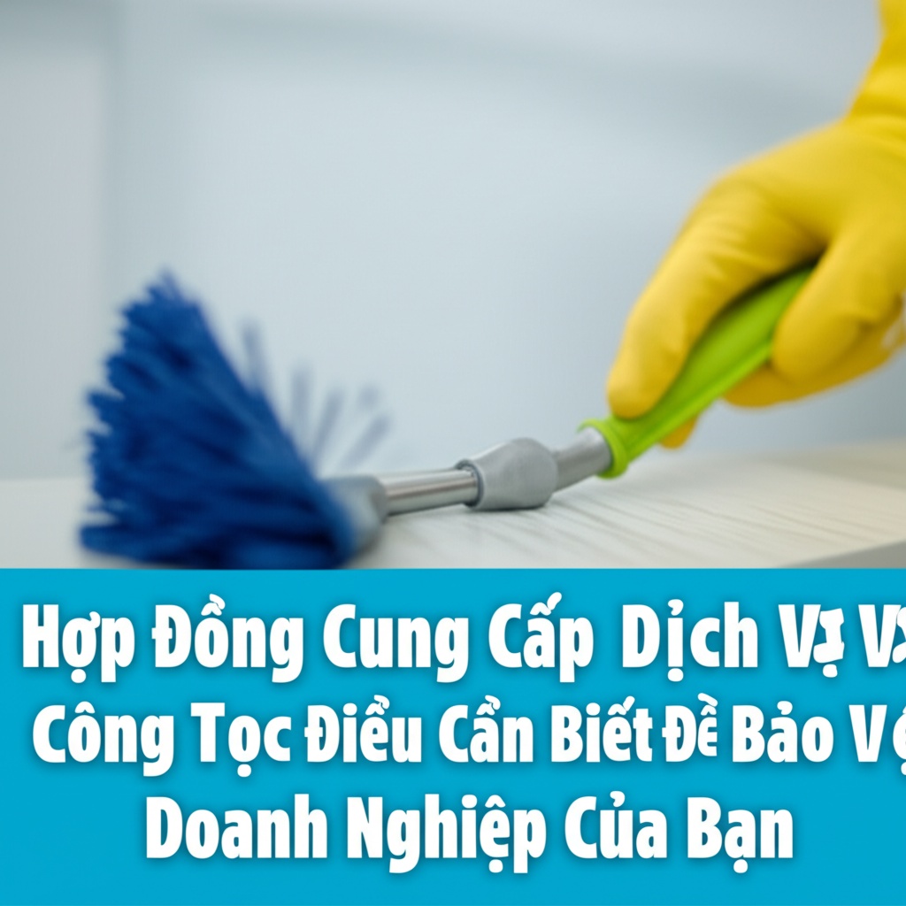 Hình minh họa cho bài viết: Hợp Đồng Cung Cấp Dịch Vụ Vệ Sinh Công Nghiệp: Toàn Bộ Điều Cần Biết Để Bảo Vệ Doanh Nghiệp Của Bạn