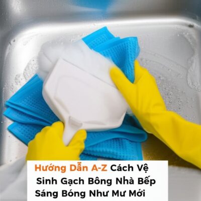 Hướng Dẫn A-Z Cách Vệ Sinh Gạch Bông Nhà Bếp Sáng Bóng Như Mới