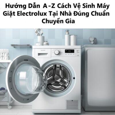 Hướng Dẫn A-Z Cách Vệ Sinh Máy Giặt Electrolux Tại Nhà Đúng Chuẩn Chuyên Gia
