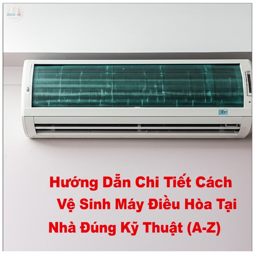 Hình minh họa cho bài viết: Hướng Dẫn Chi Tiết Cách Vệ Sinh Máy Điều Hòa Tại Nhà Đúng Kỹ Thuật (A-Z)