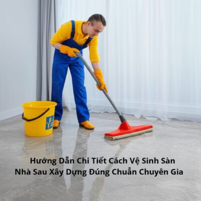 Hướng Dẫn Chi Tiết Cách Vệ Sinh Sàn Nhà Sau Xây Dựng Đúng Chuẩn Chuyên Gia