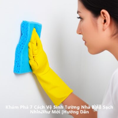 Khám Phá 7 Cách Vệ Sinh Tường Nhà Bị Bẩn Sạch Như Mới [Hướng Dẫn Chi Tiết]