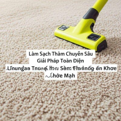Làm Sạch Thảm Chuyên Sâu: Giải Pháp Toàn Diện Cho Không Gian Sống Khỏe Mạnh